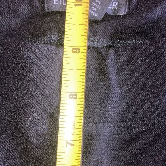 Womens Small Eileen Fisher Black Trouser Pants - Picture 6 of 10